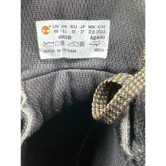 Timberland Keele Ridge Brown Leather Waterproof Boots Mens Size 9 Wide 6905B - Picture 11 of 11